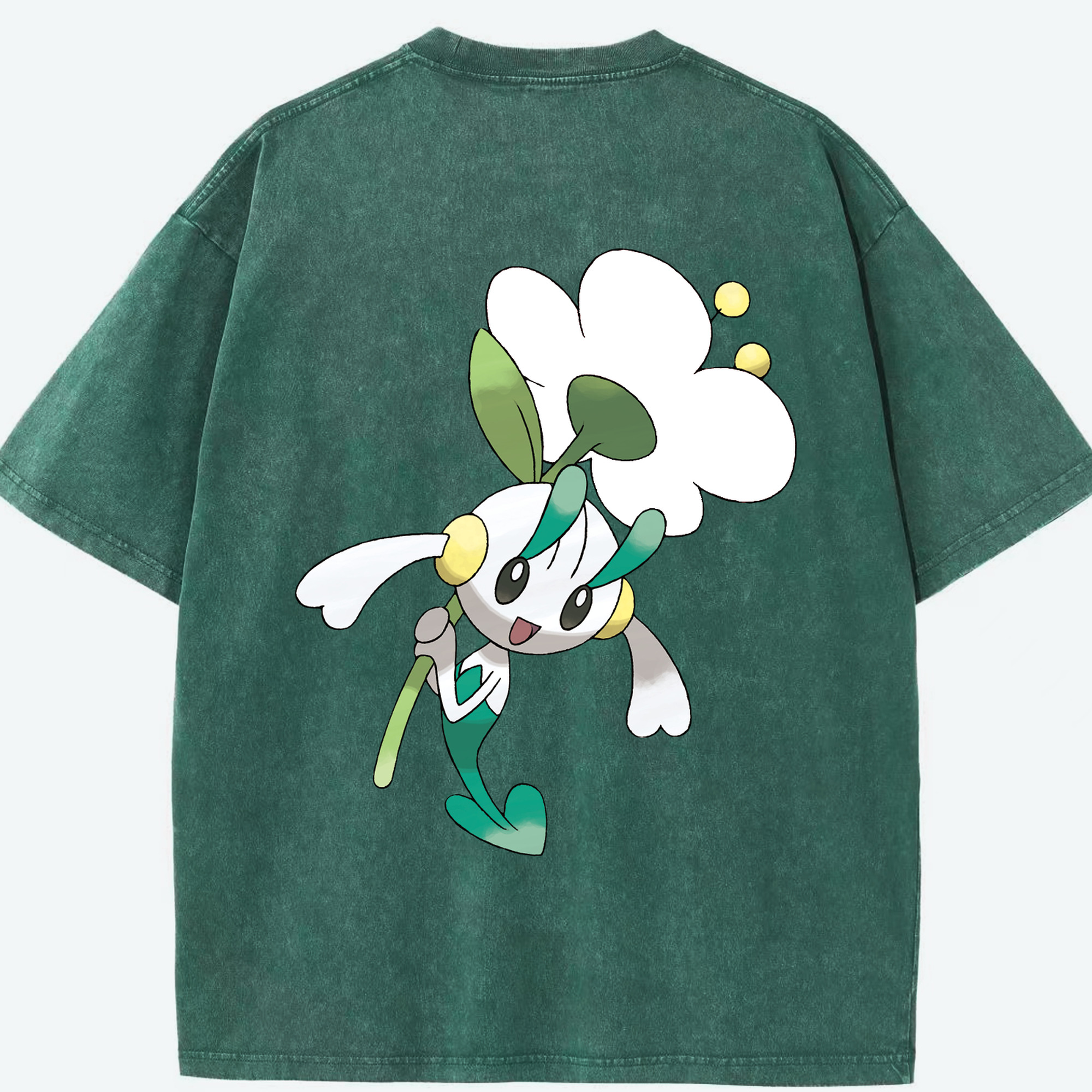 （画像用） ポケットモンスター Pokémon 綿100% ヴィンテージ風 半袖Tシャツ（背面プリント）